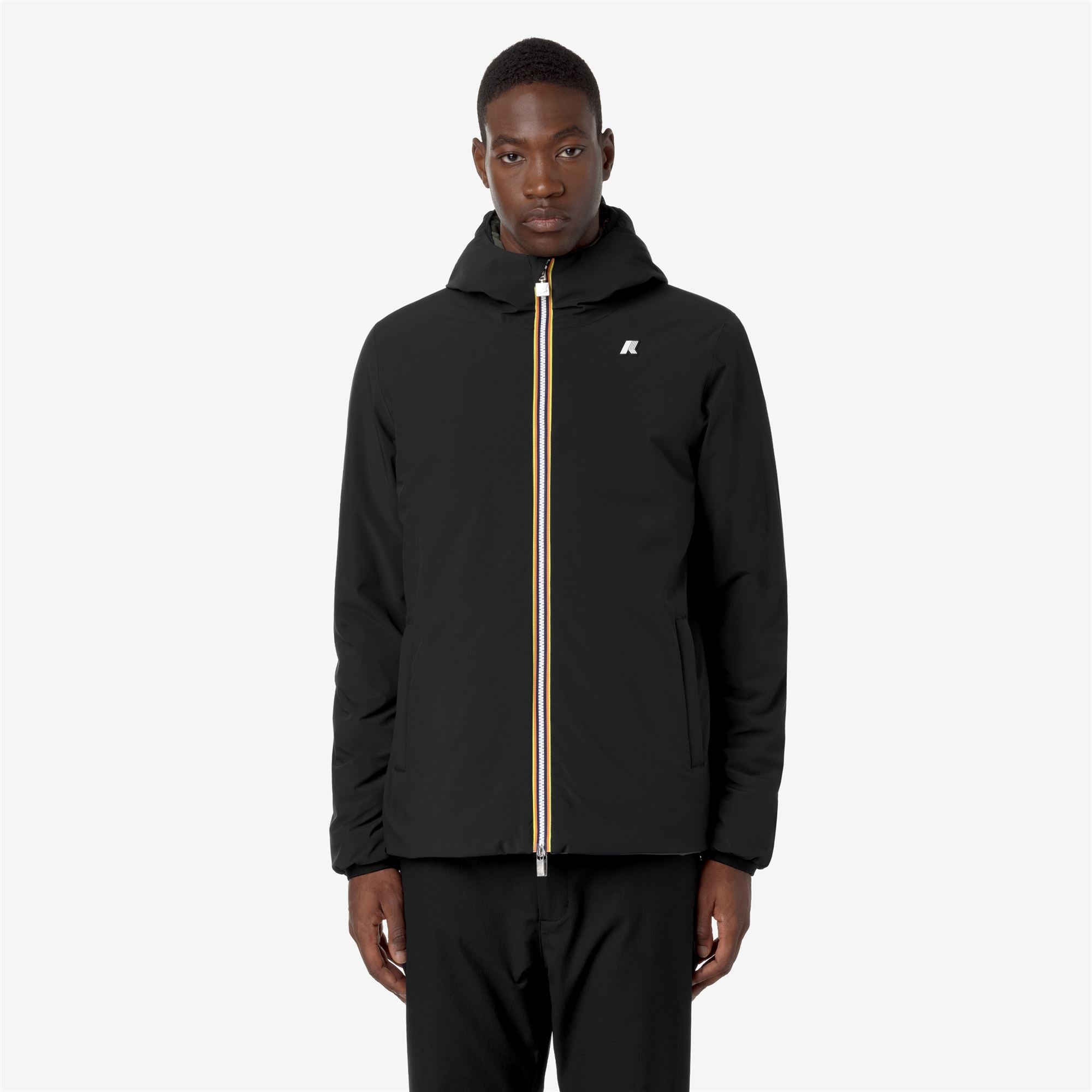 Jackets_MAN_JACK ST WARM DOUBLE_Short_Black Pure - GREEN BLACKISH - Commercial 4