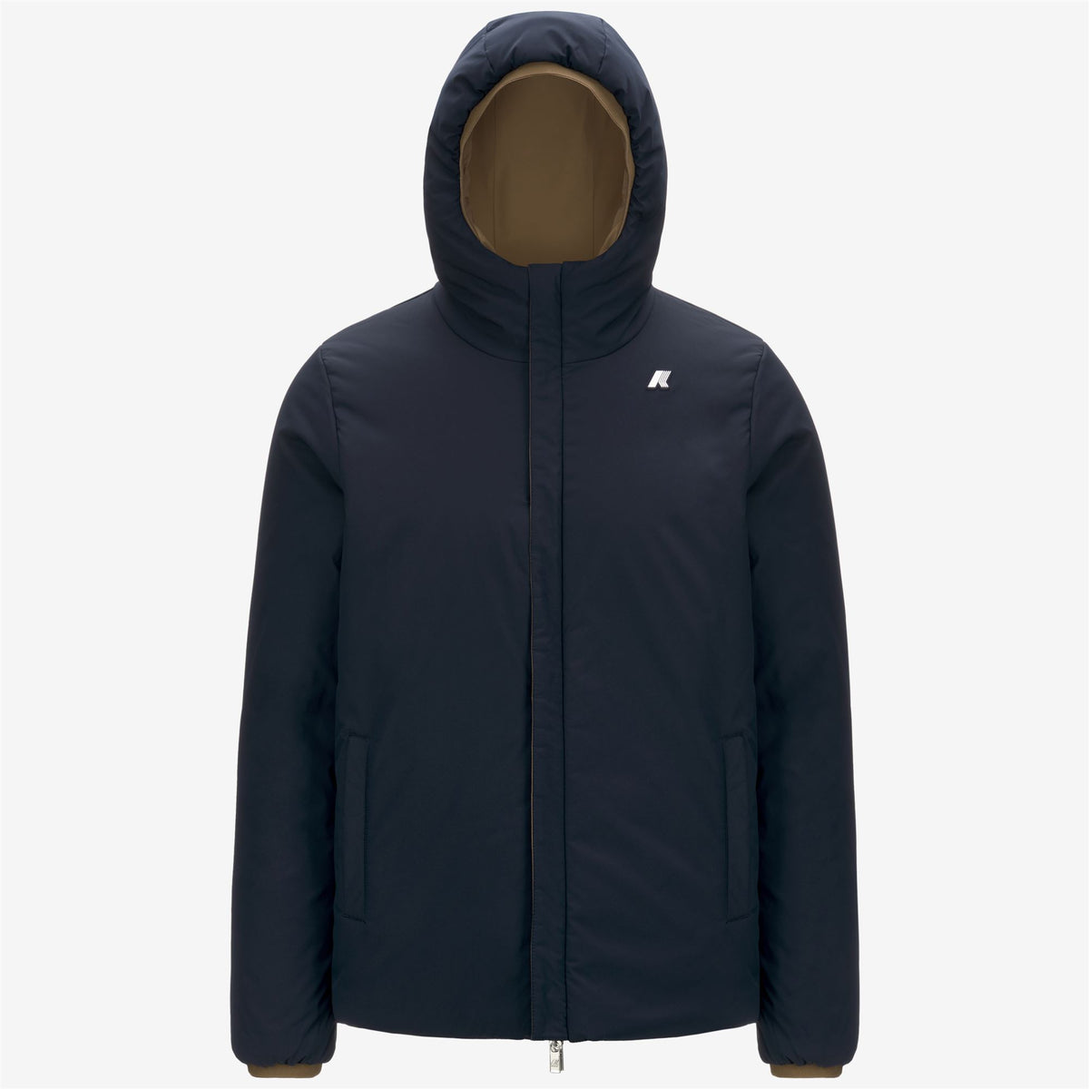 Jackets_MAN_JACK ST WARM DOUBLE_Short_Brown Corda - Blue Depth - Commercial 2