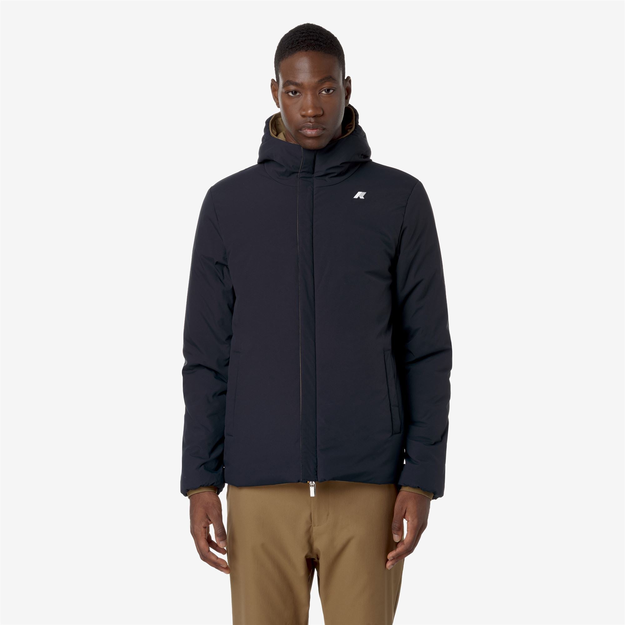 Jackets_MAN_JACK ST WARM DOUBLE_Short_Brown Corda - Blue Depth - Commercial 7