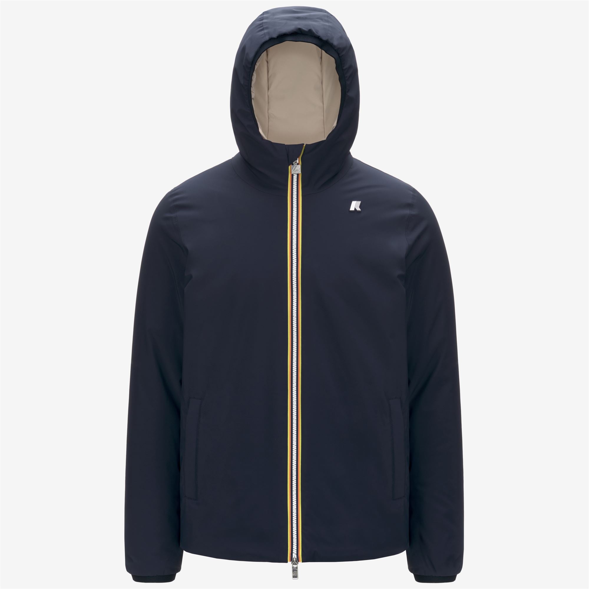 Jackets_MAN_JACK ST WARM DOUBLE_Short_Blue Depth - Beige Grey - Commercial 1