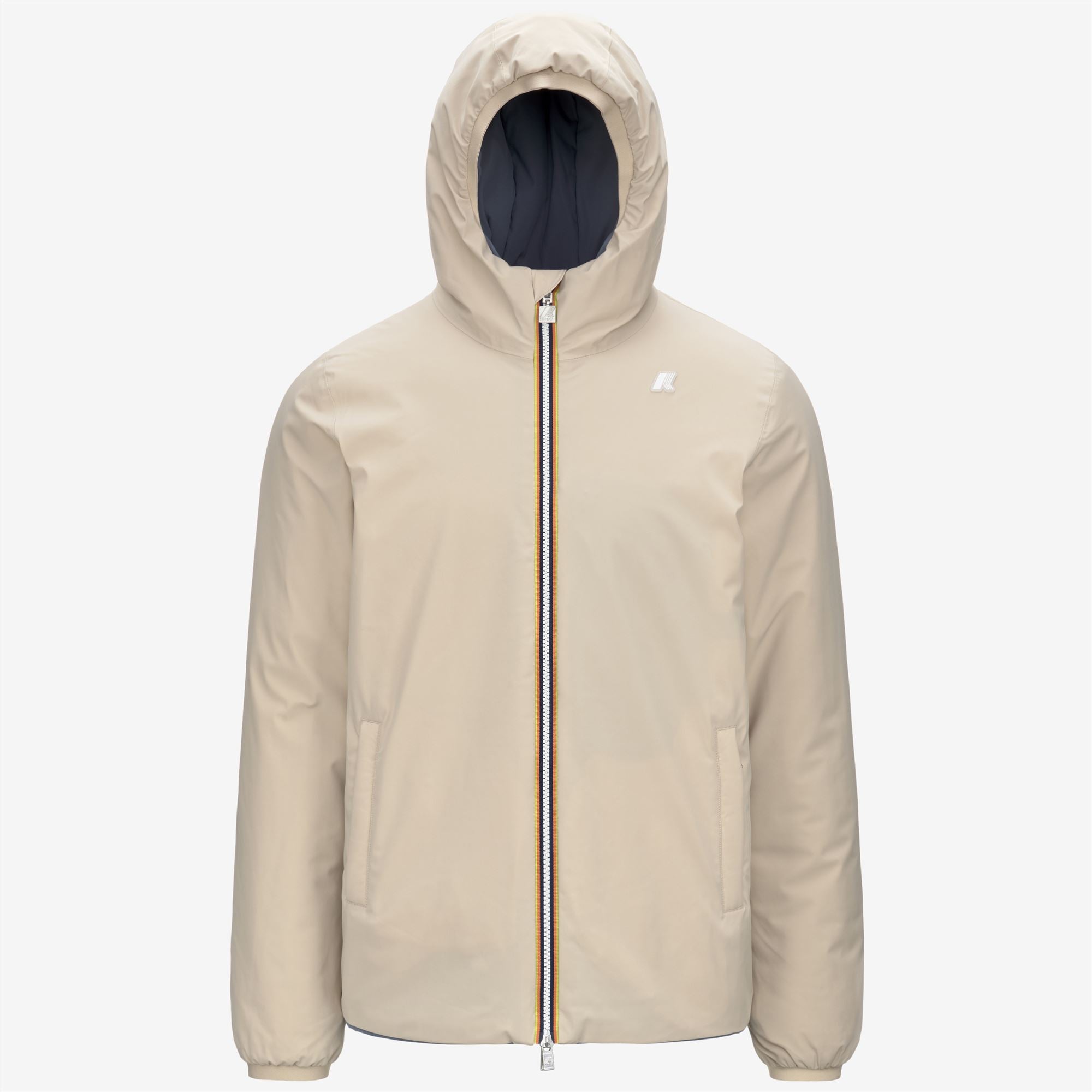 Jackets_MAN_JACK ST WARM DOUBLE_Short_BEIGE G-GREY BL - Commercial 1