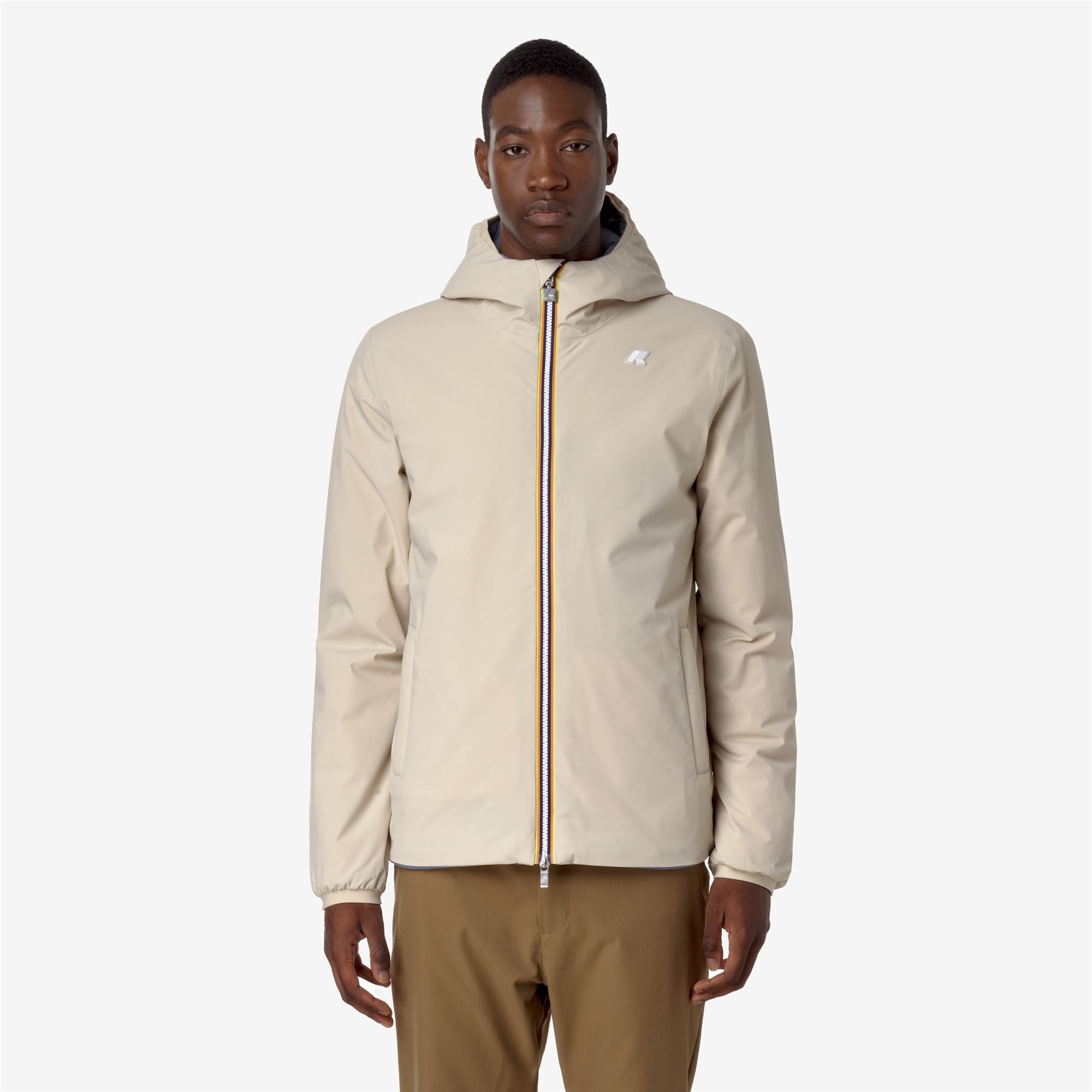 Jackets_MAN_JACK ST WARM DOUBLE_Short_BEIGE G-GREY BL - Commercial 4