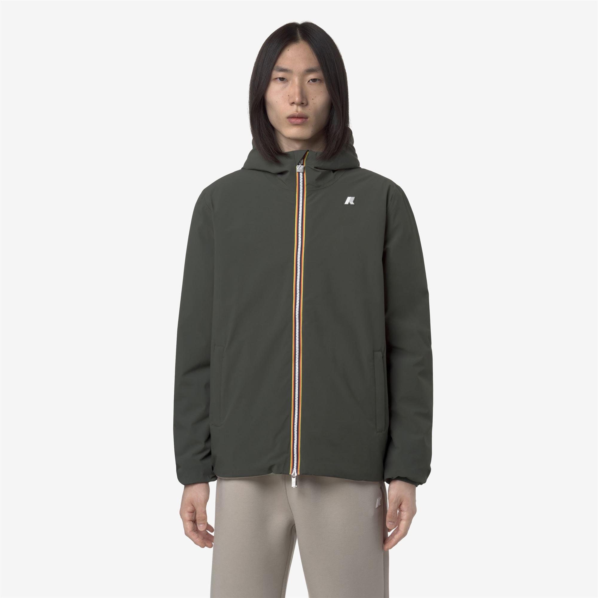 Jackets_MAN_JACK ST WARM DOUBLE_Short_GREEN BLACKISH  - Green Oak - Commercial 4