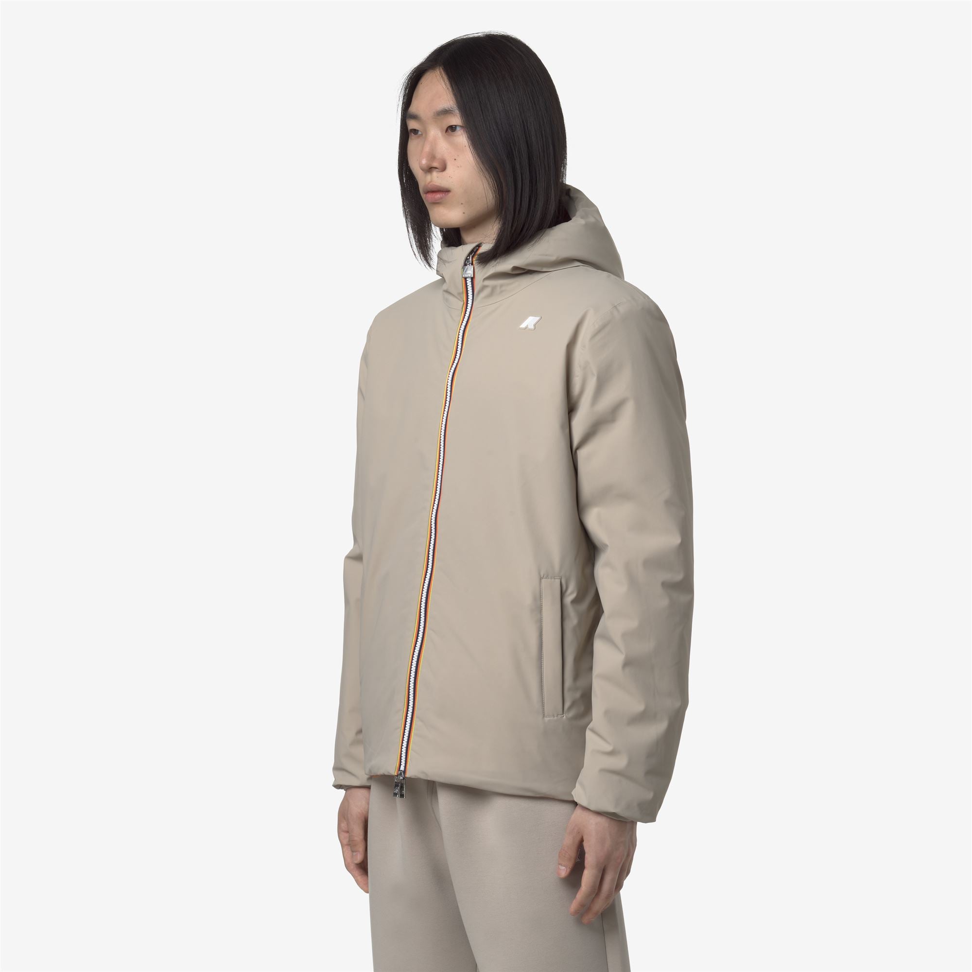Jackets_MAN_JACK ST WARM DOUBLE_Short_Beige Cashmere - Orange Adobe - Commercial 5