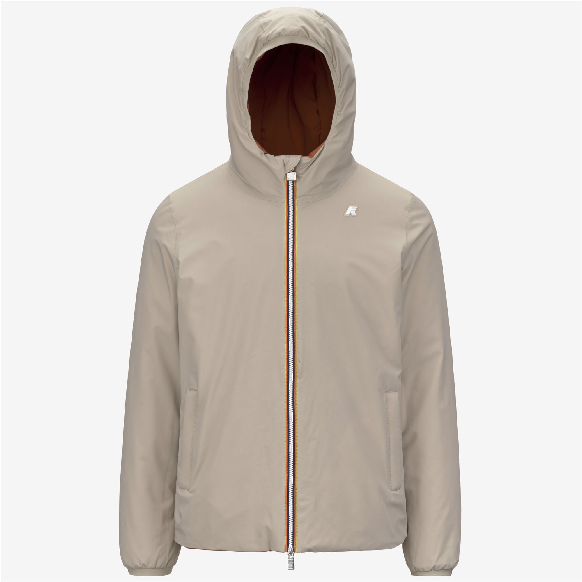 Jackets_MAN_JACK ST WARM DOUBLE_Short_Beige Cashmere - Orange Adobe - Commercial 1