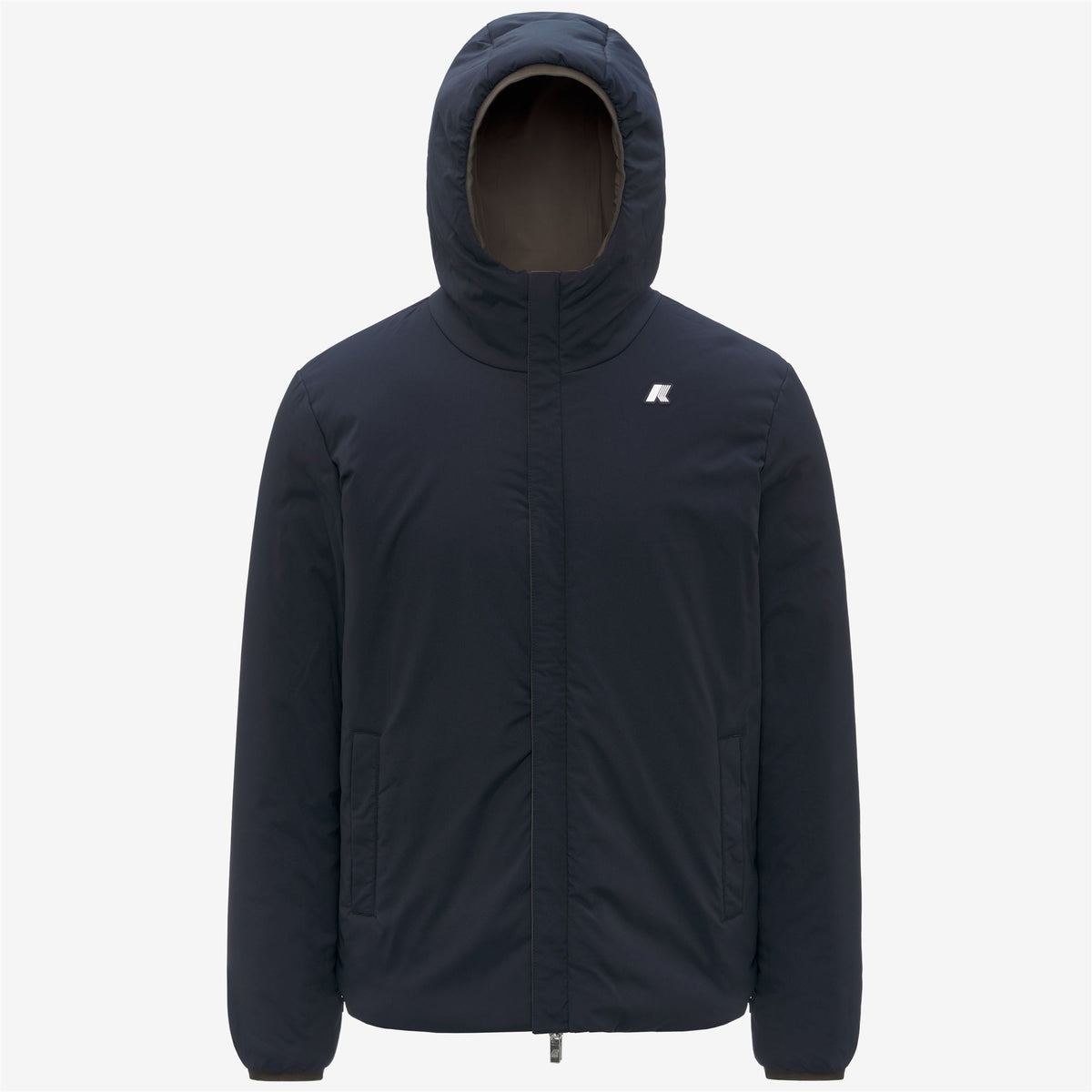 Jackets_MAN_JACK ST WARM DOUBLE_Short_Black Olive - Blue Depth - Commercial 2