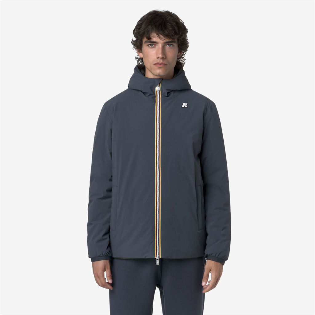 Jackets_MAN_JACK ST WARM DOUBLE_Short_Blue Airforce - GREEN BLACKISH - Commercial 3