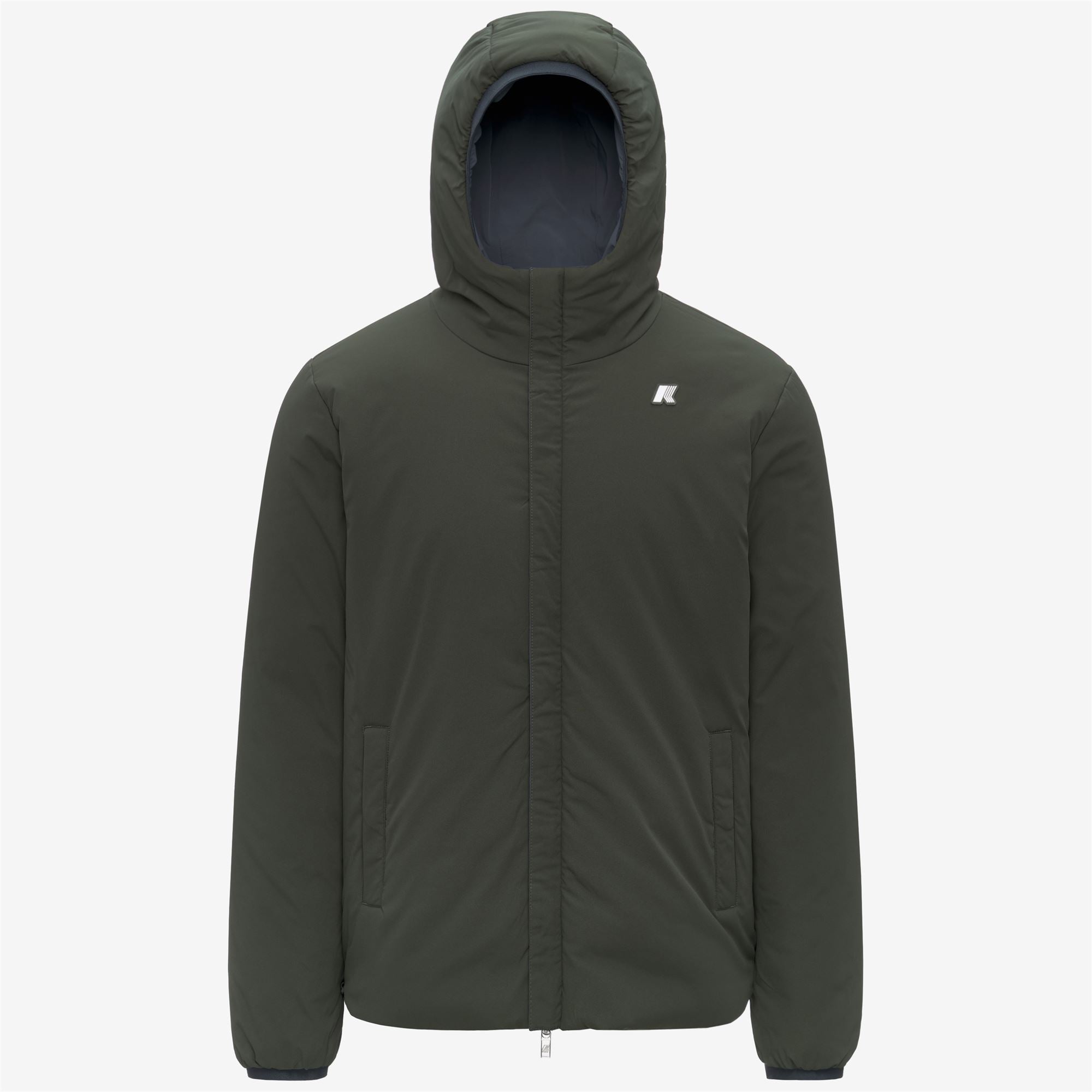 Jackets_MAN_JACK ST WARM DOUBLE_Short_Blue Airforce - GREEN BLACKISH - Commercial 2