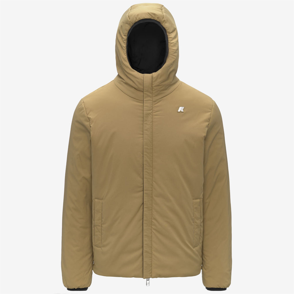 Jackets_MAN_JACK ST WARM DOUBLE_Short_Black Pure - Beige Seed - Commercial 2