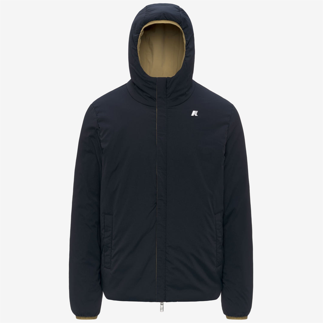 Chaqueta impermeable reversible beige para hombre con aislamiento main