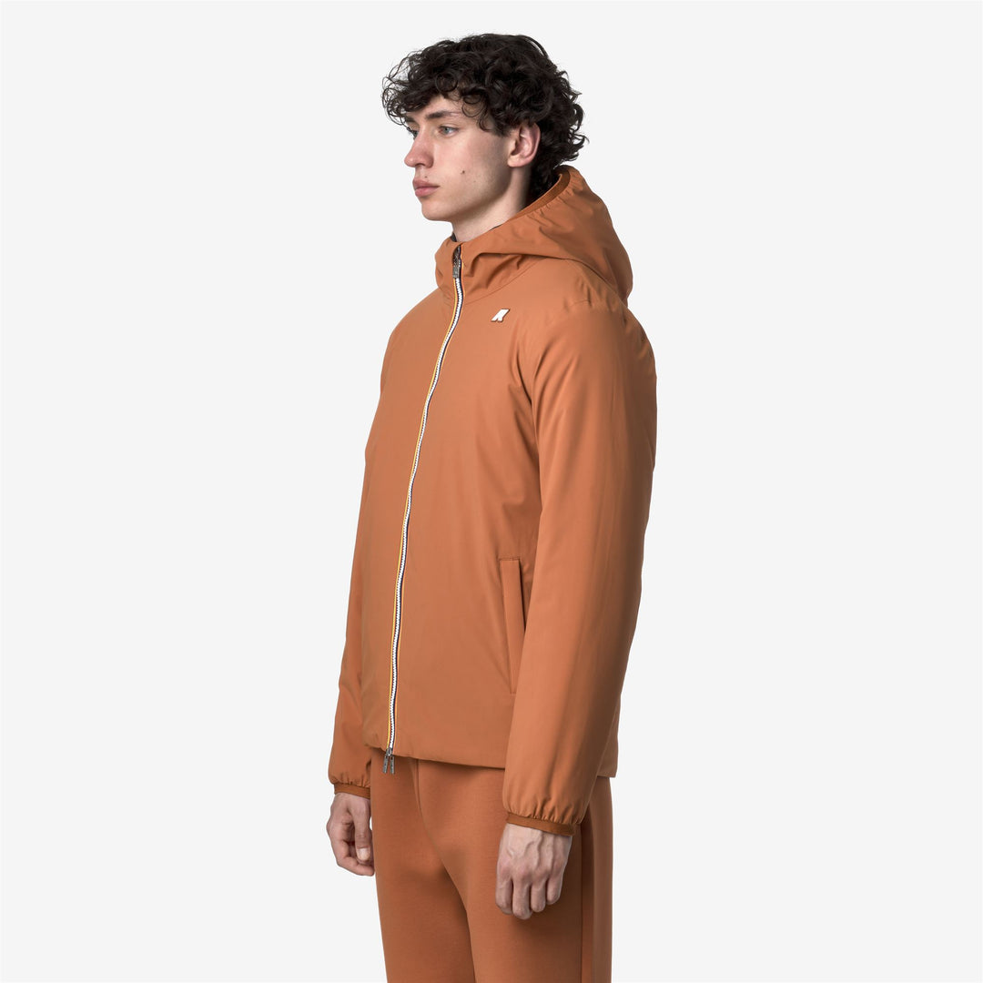 Chaqueta impermeable reversible para hombre con aislamiento sintético color naranja main