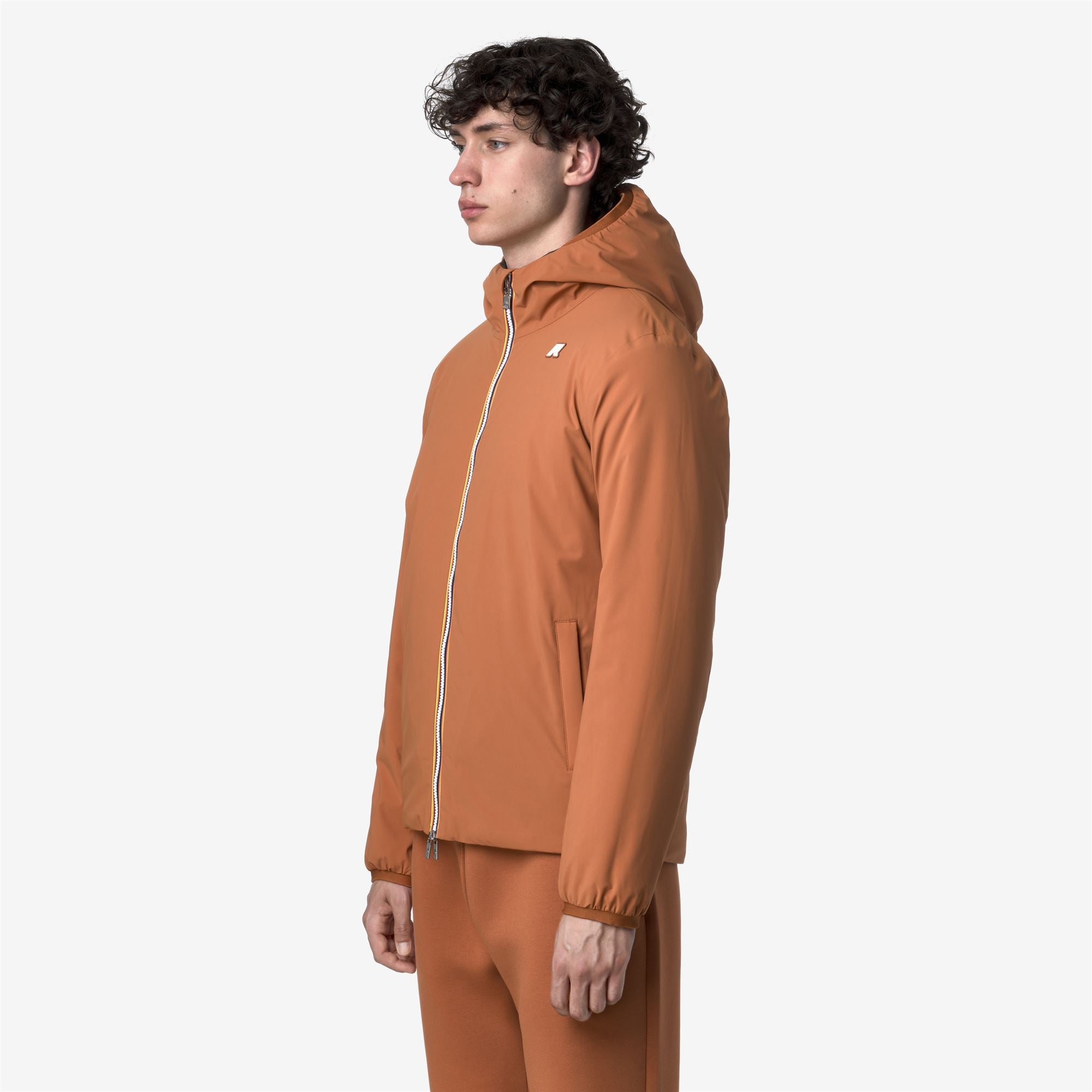 Jackets_MAN_JACK ST WARM DOUBLE_Short_Orange Adobe - Black Olive - Commercial 5