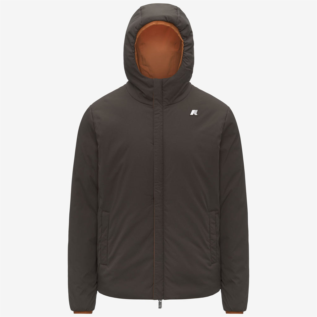 Jackets_MAN_JACK ST WARM DOUBLE_Short_Orange Adobe - Black Olive - Commercial 2