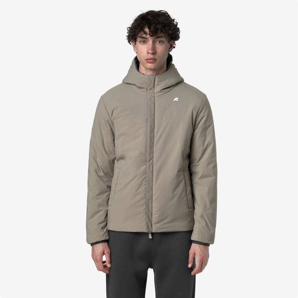 Grey Men's Reversible Waterproof Insulated Jacket 02