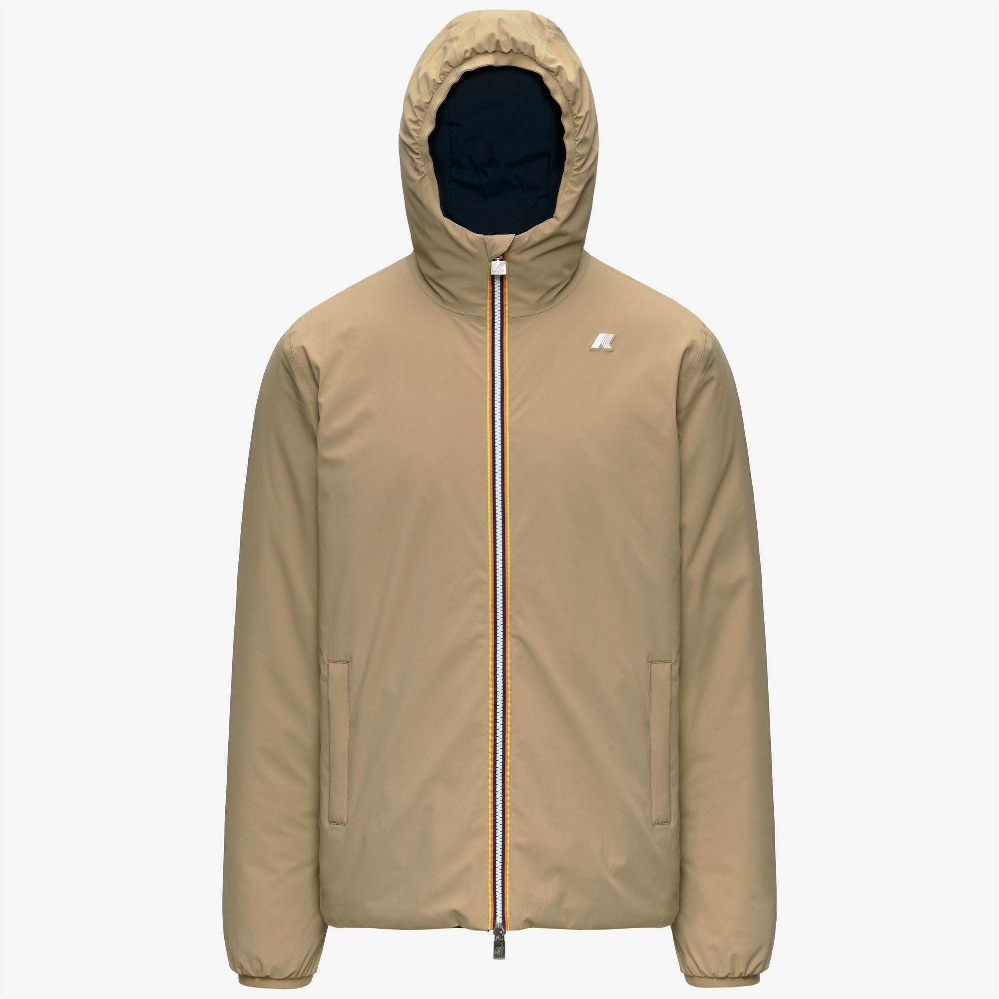 Jackets_Man_JACK ST WARM DOUBLE_Short_Beige Khaki - Blue Depth - Commercial 2