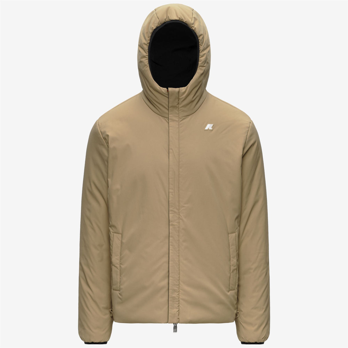 Jackets_Man_JACK ST WARM DOUBLE_Short_Black Pure - Beige Khaki - Commercial 2
