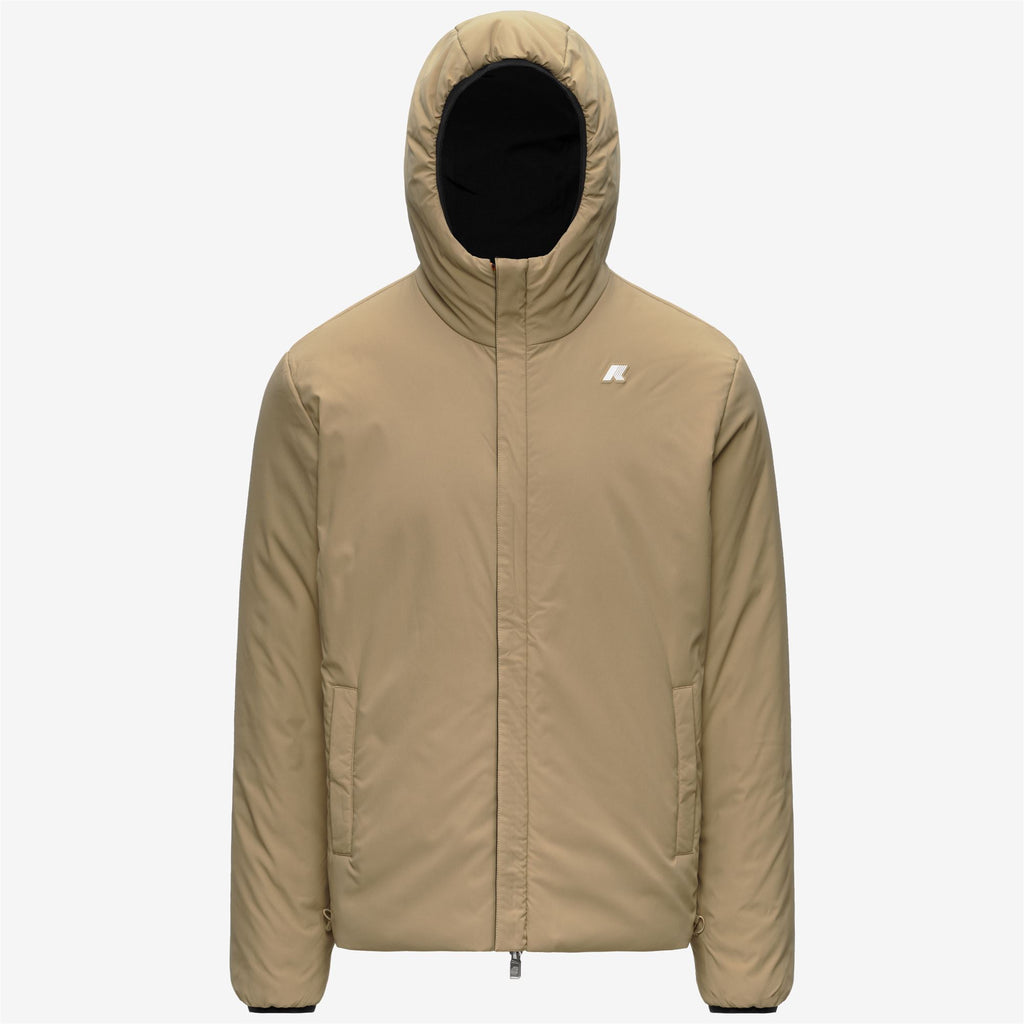 Jackets_Man_JACK ST WARM DOUBLE_Short_Black Pure - Beige Khaki - Commercial 2