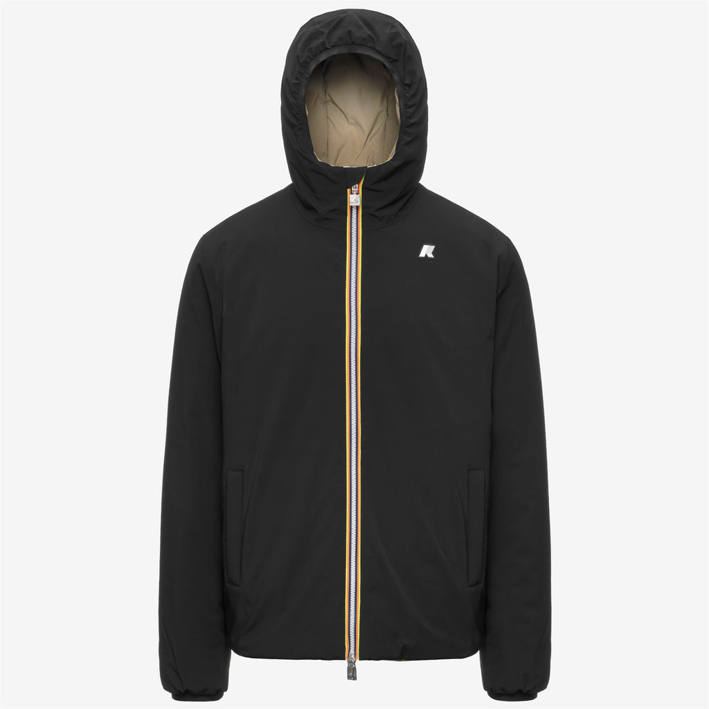 Jackets_Man_JACK ST WARM DOUBLE_Short_Black Pure - Green Army - Commercial 1