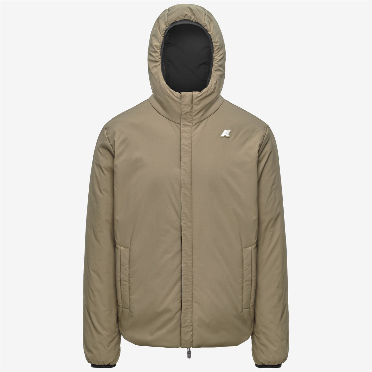 Jackets_Man_JACK ST WARM DOUBLE_Short_Black Pure - Green Army - Commercial 2