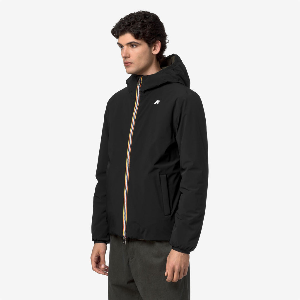 Jackets_Man_JACK ST WARM DOUBLE_Short_Black Pure - Green Army - Commercial 5