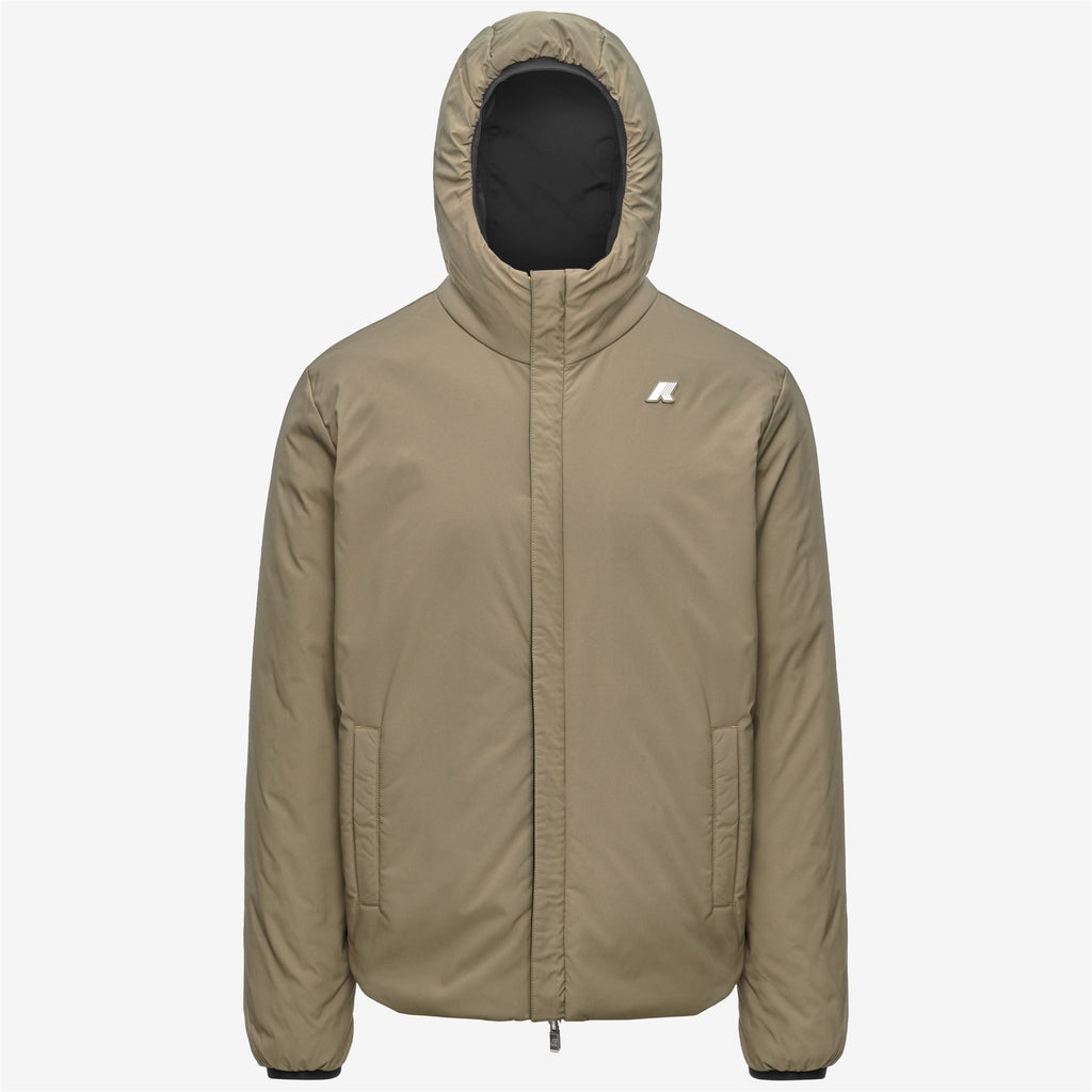 Jackets_Man_JACK ST WARM DOUBLE_Short_Black Pure - Green Army - Commercial 2
