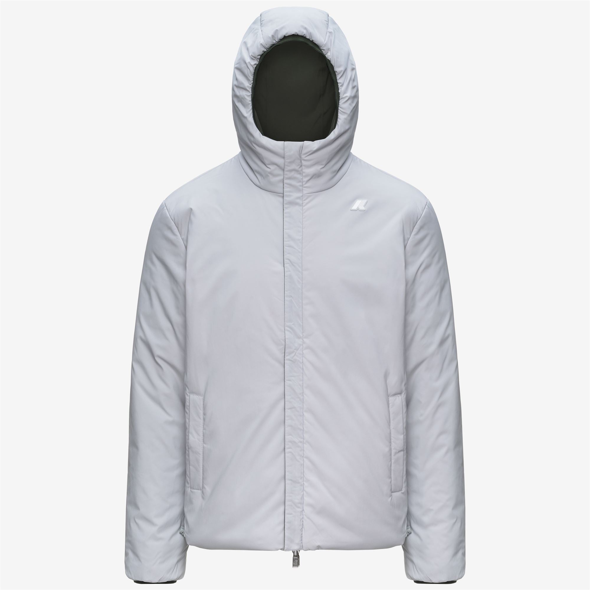 Jackets_Man_JACK ST WARM DOUBLE_Short_GREEN BLACKISH  - Grey Ash - Commercial 2