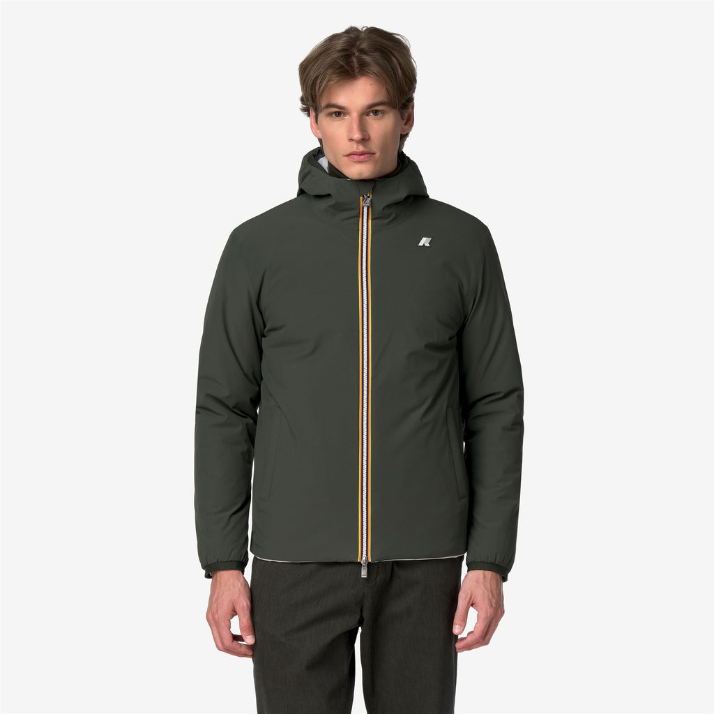 Jackets_Man_JACK ST WARM DOUBLE_Short_GREEN BLACKISH  - Grey Ash - Commercial 4