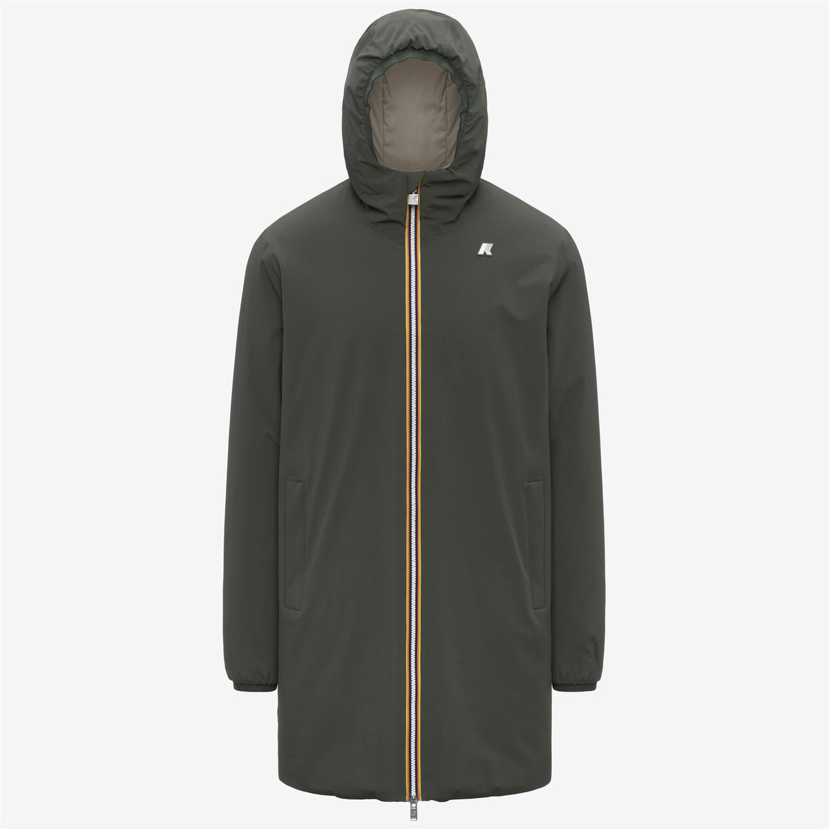 Jackets_MAN_JACOB ST WARM DOUBLE_3/4 Length_GREEN BLACKISH  - Green Oak - Commercial 1