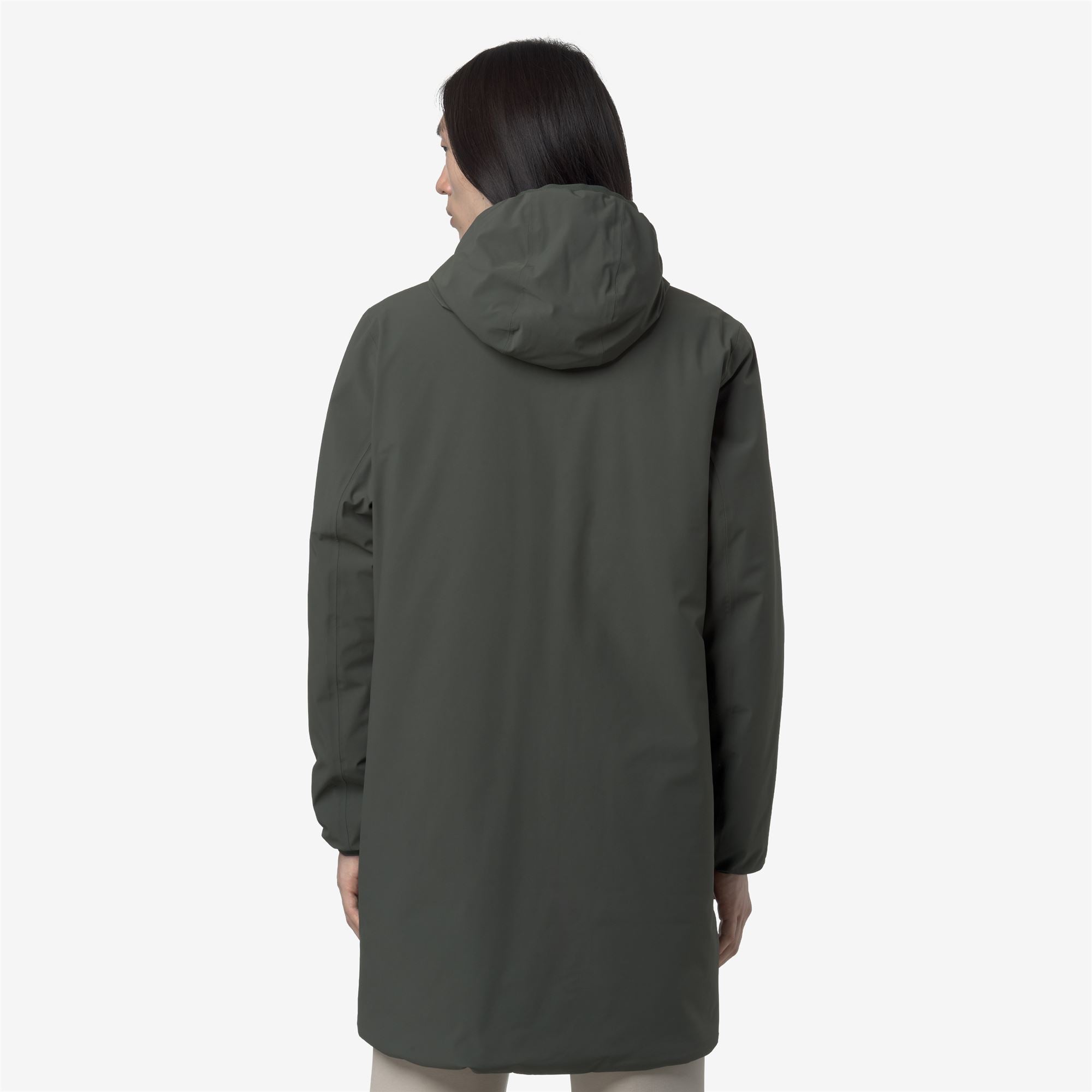 Jackets Man JACOB ST WARM REVERSIBLE 3/4 LENGTH GREEN BLACKISH