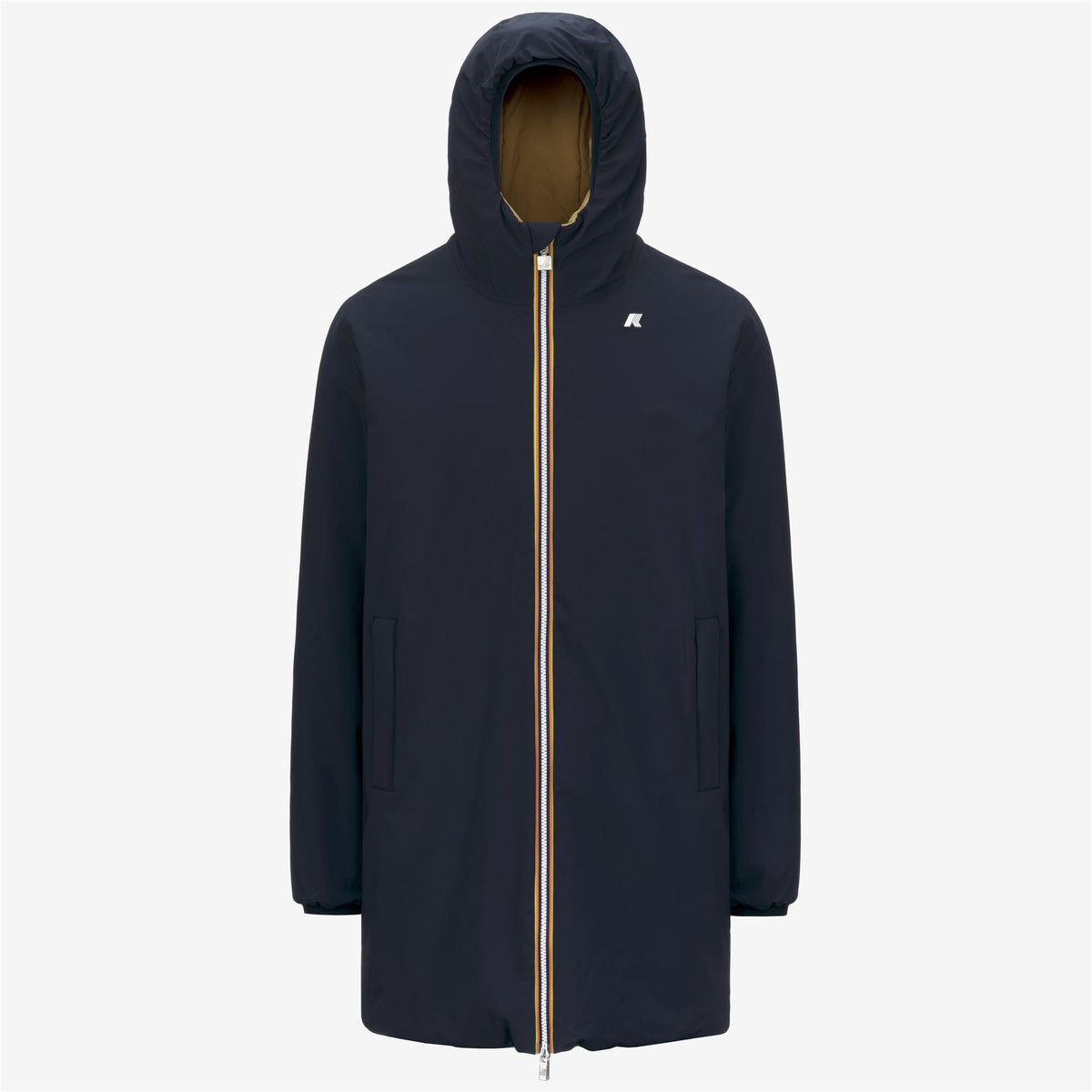 Jackets_MAN_JACOB ST WARM DOUBLE_3/4 Length_Blue Depth - Beige Seed - Commercial 1