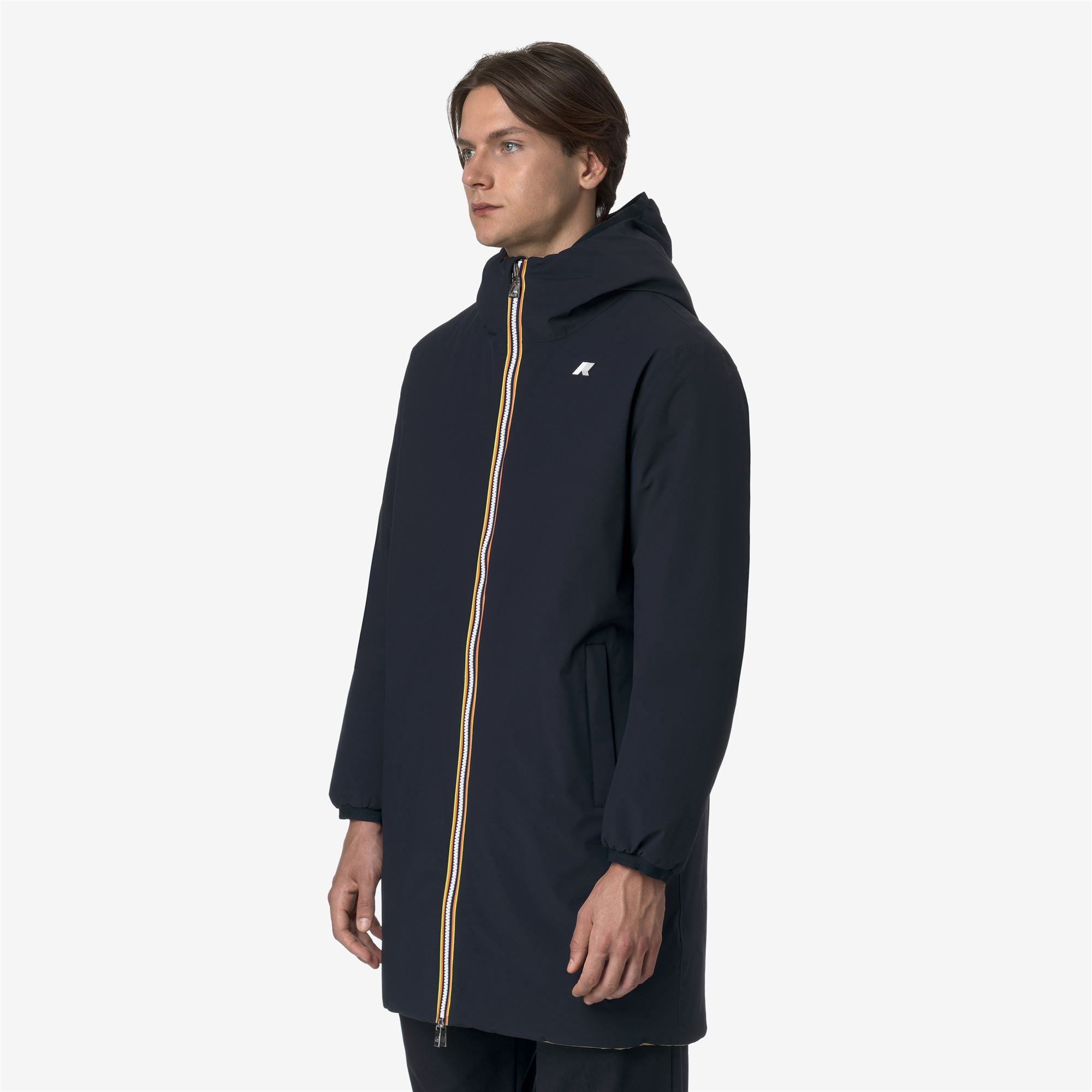 Jackets_MAN_JACOB ST WARM DOUBLE_3/4 Length_Blue Depth - Beige Seed - Commercial 5