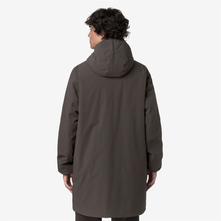 Chaqueta reversible 3/4 para hombre, color negro, con acolchado sintético 6