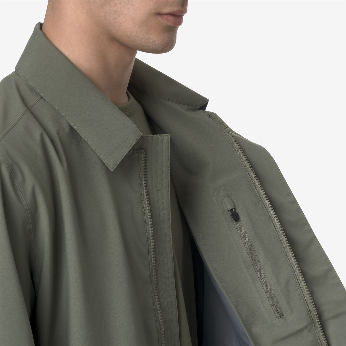 Jackets_MAN_KENLEY STRETCH 2L_3/4 Length_Green Lichen - Commercial 7