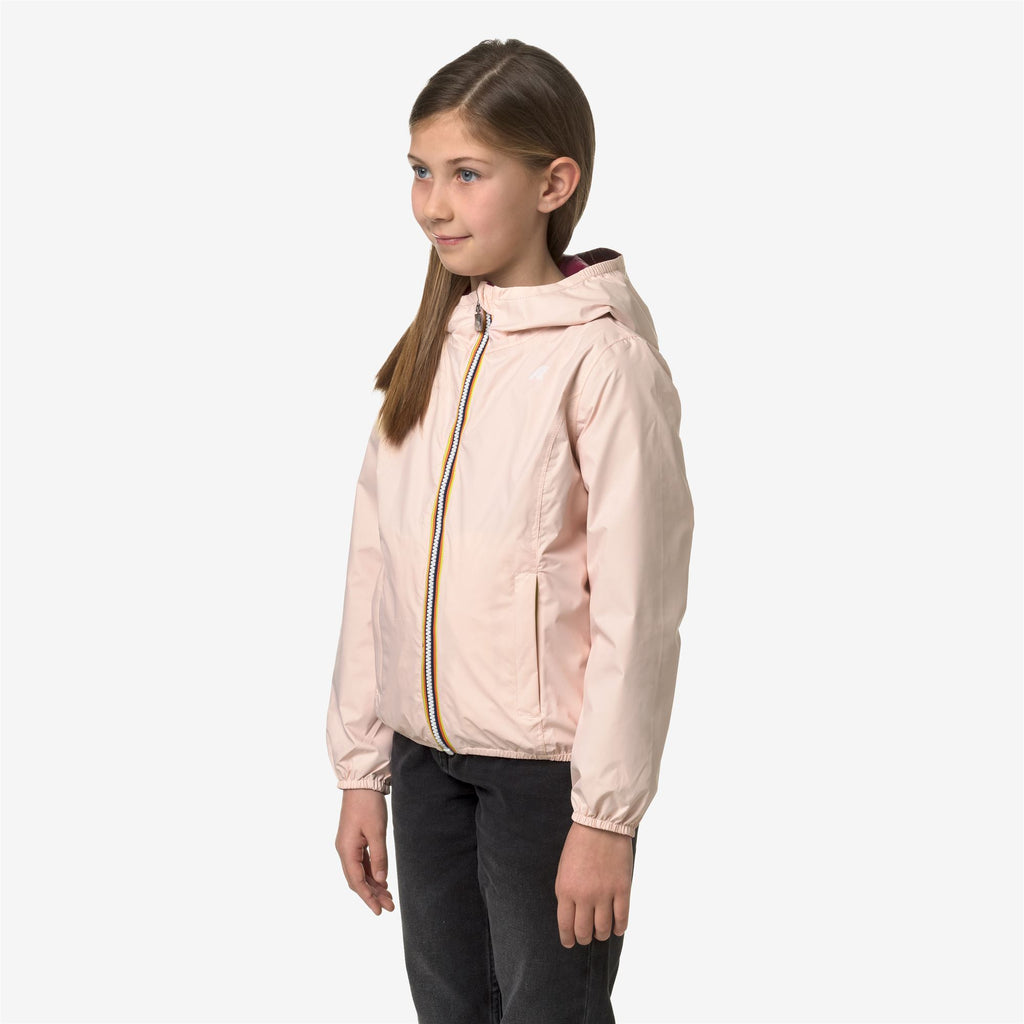 Jackets_Girl_P. LILY PLUS.2 DOUBLE_Short_Pink Gardenia - Red Dk - Commercial 5
