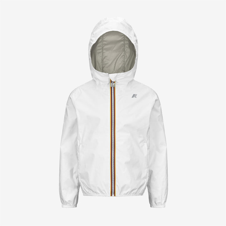 Chaqueta reversible y plegable beige gris para niñas para clima variable 5