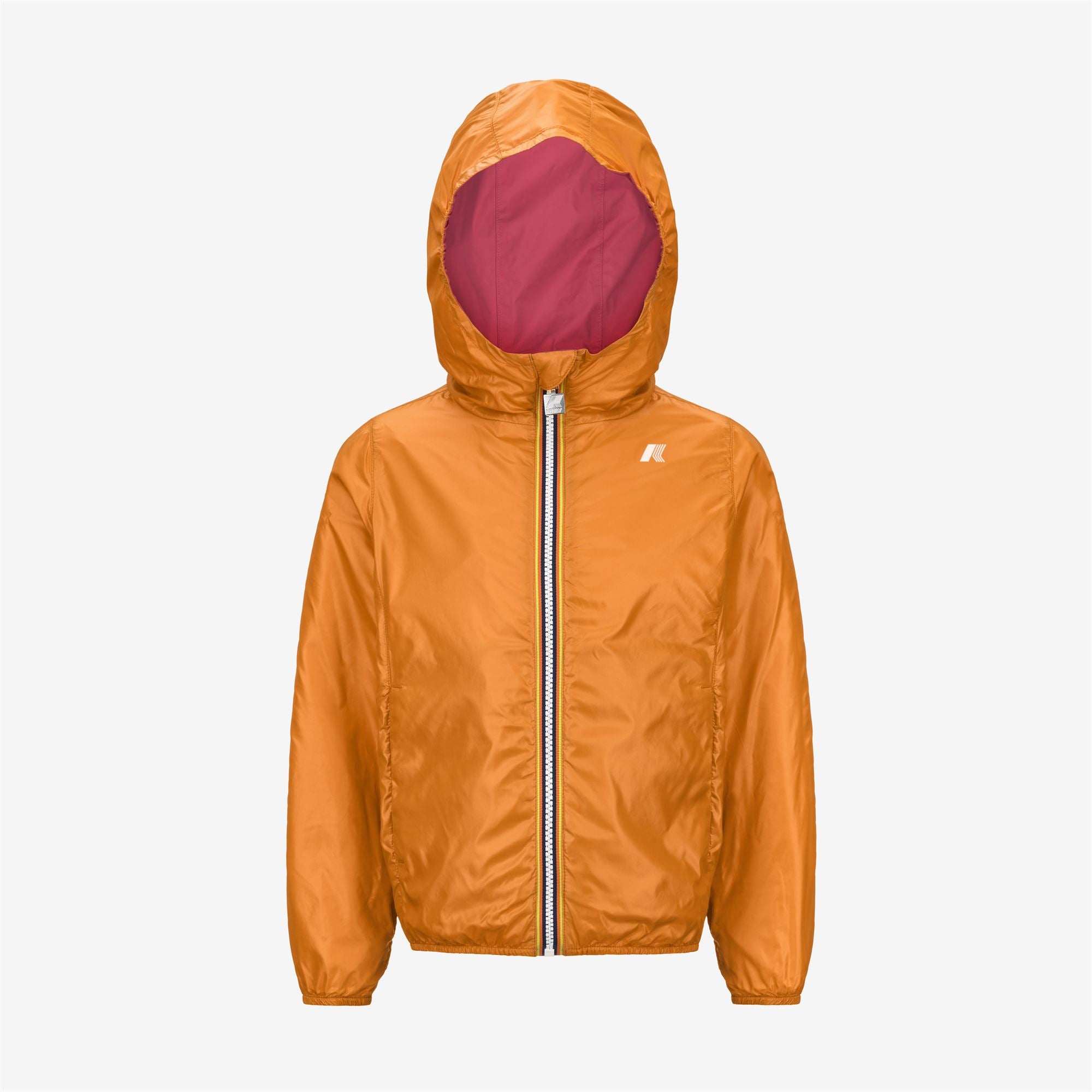 Jackets_Girl_P. LILY PLUS.2 DOUBLE_Short_DK PINK - Orange Md - Commercial 2