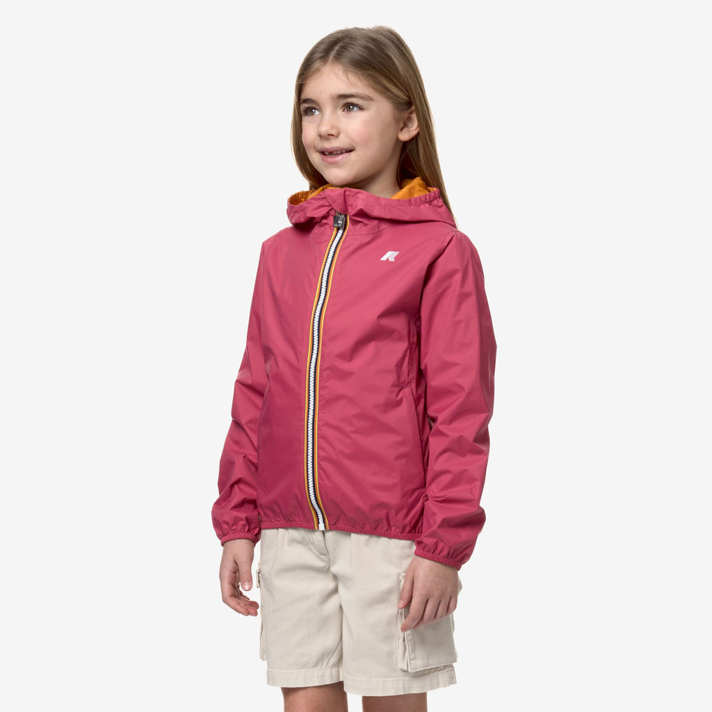Jackets_Girl_P. LILY PLUS.2 DOUBLE_Short_DK PINK - Orange Md - Commercial 5
