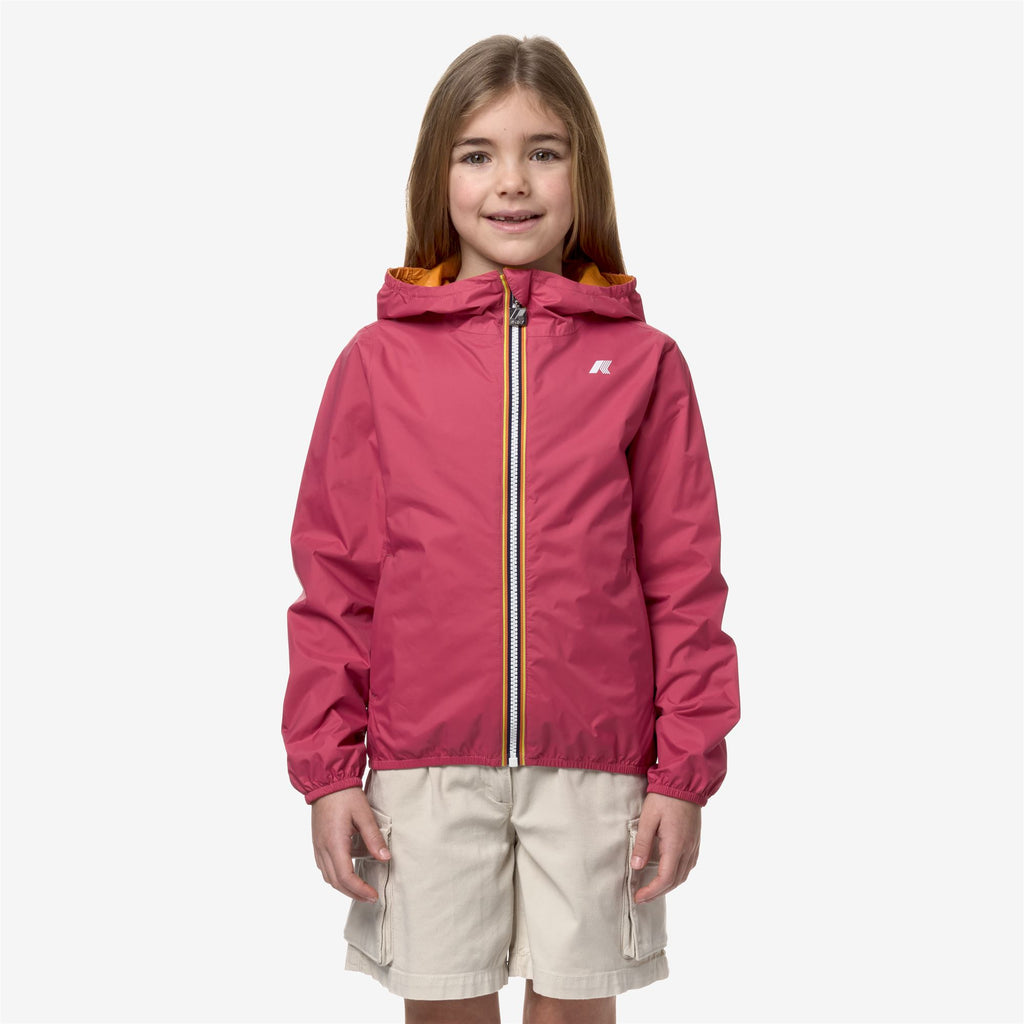 Jackets_Girl_P. LILY PLUS.2 DOUBLE_Short_DK PINK - Orange Md - Commercial 4