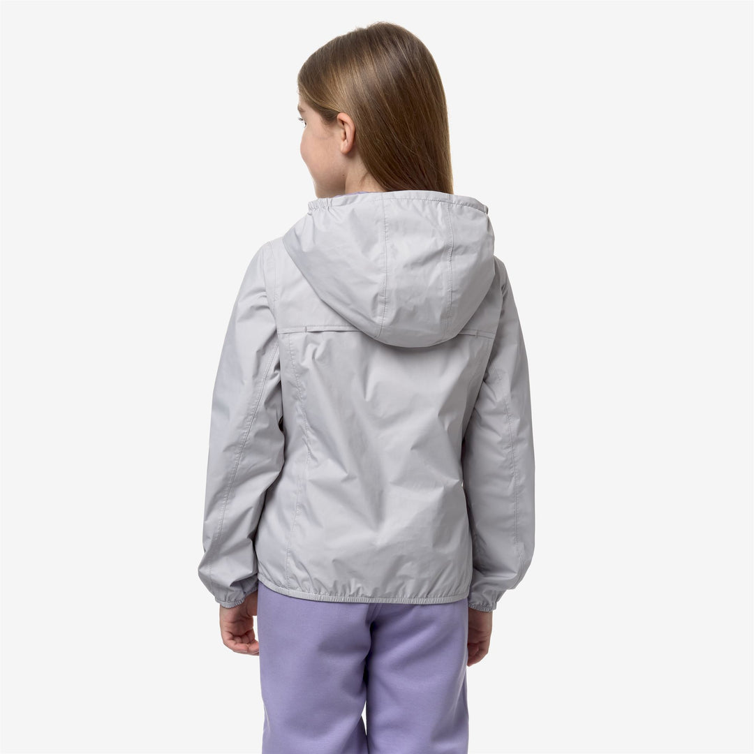 Giacca Packable Reversibile Grigio Blu per Ragazze per Mete Variabili main
