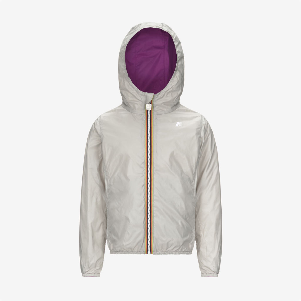 Jackets_GIRL_P. LILY PLUS.2 DOUBLE_Short_Violet - BEIGE LT - Commercial 2