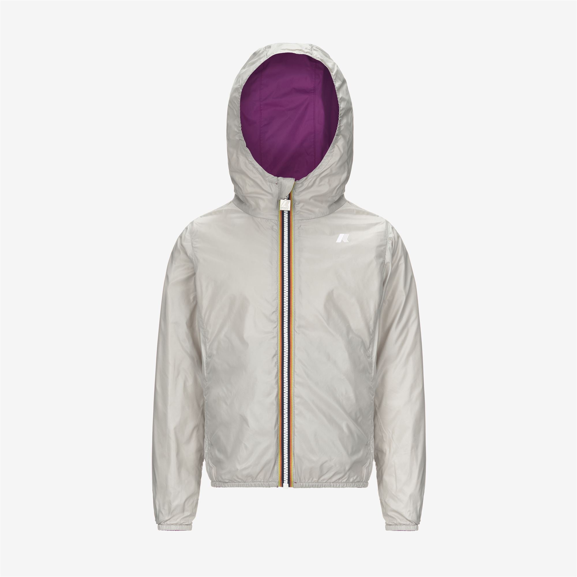 Jackets_GIRL_P. LILY PLUS.2 DOUBLE_Short_Violet - BEIGE LT - Commercial 2