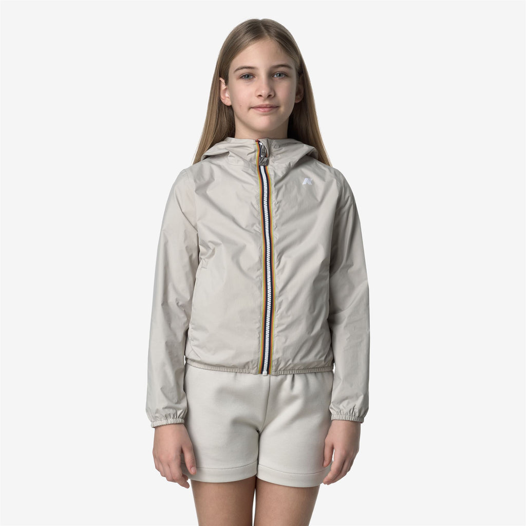 Jackets_GIRL_P. LILY PLUS.2 DOUBLE_Short_BEIGE LT - Red Jasper - Commercial 4