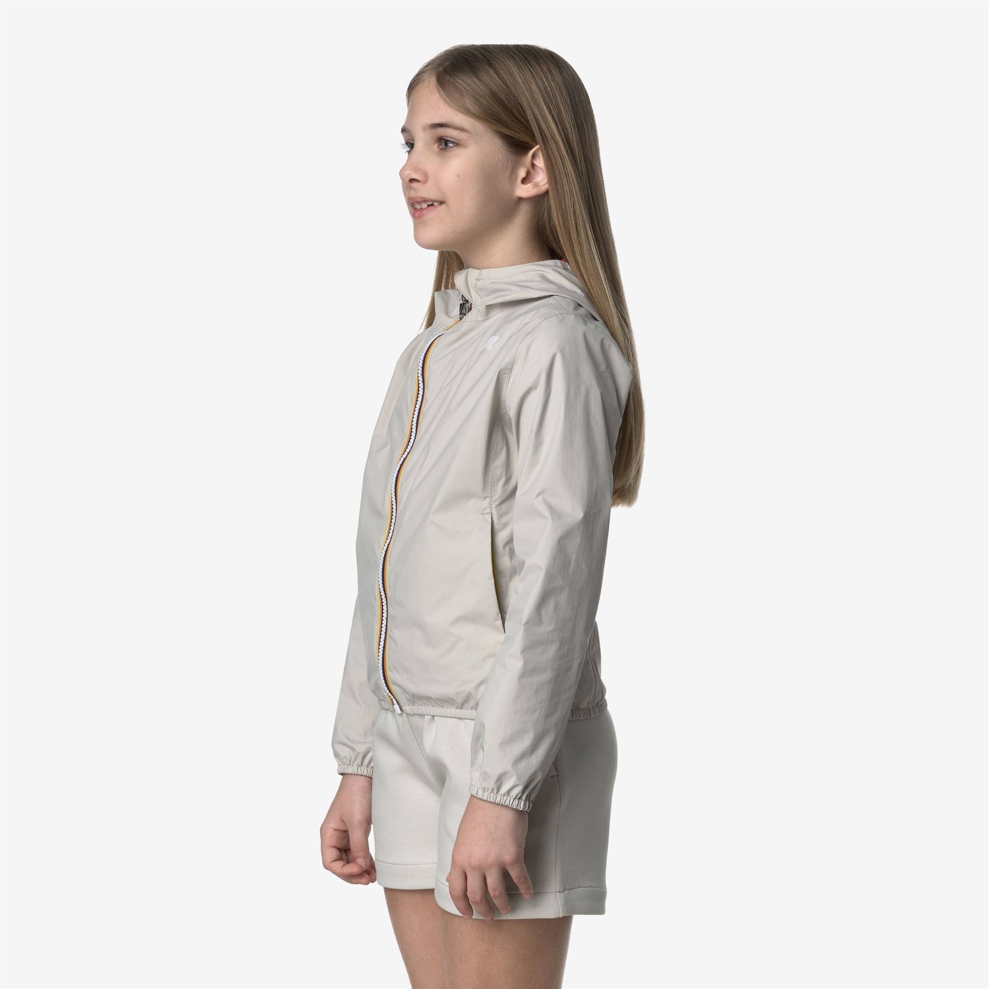 Jackets_GIRL_P. LILY PLUS.2 DOUBLE_Short_BEIGE LT - Red Jasper - Commercial 5