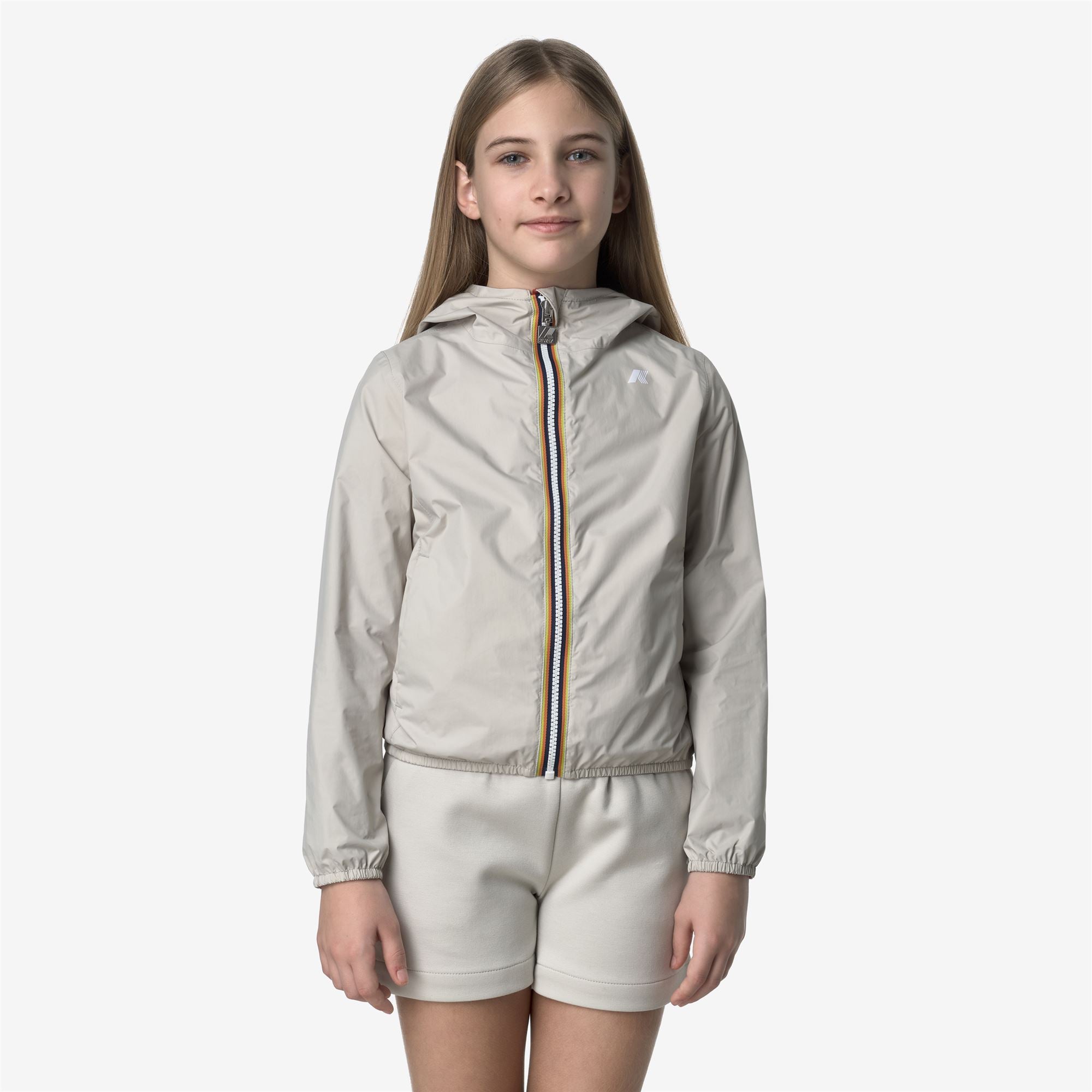 Jackets_GIRL_P. LILY PLUS.2 DOUBLE_Short_BEIGE LT - Red Jasper - Commercial 4