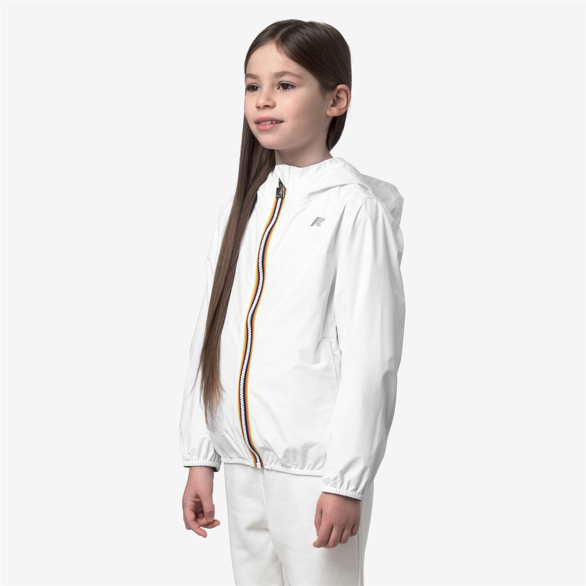 Jackets_Girl_P. LILY PLUS.2 DOUBLE_Short_White - Green Mine - Commercial 5
