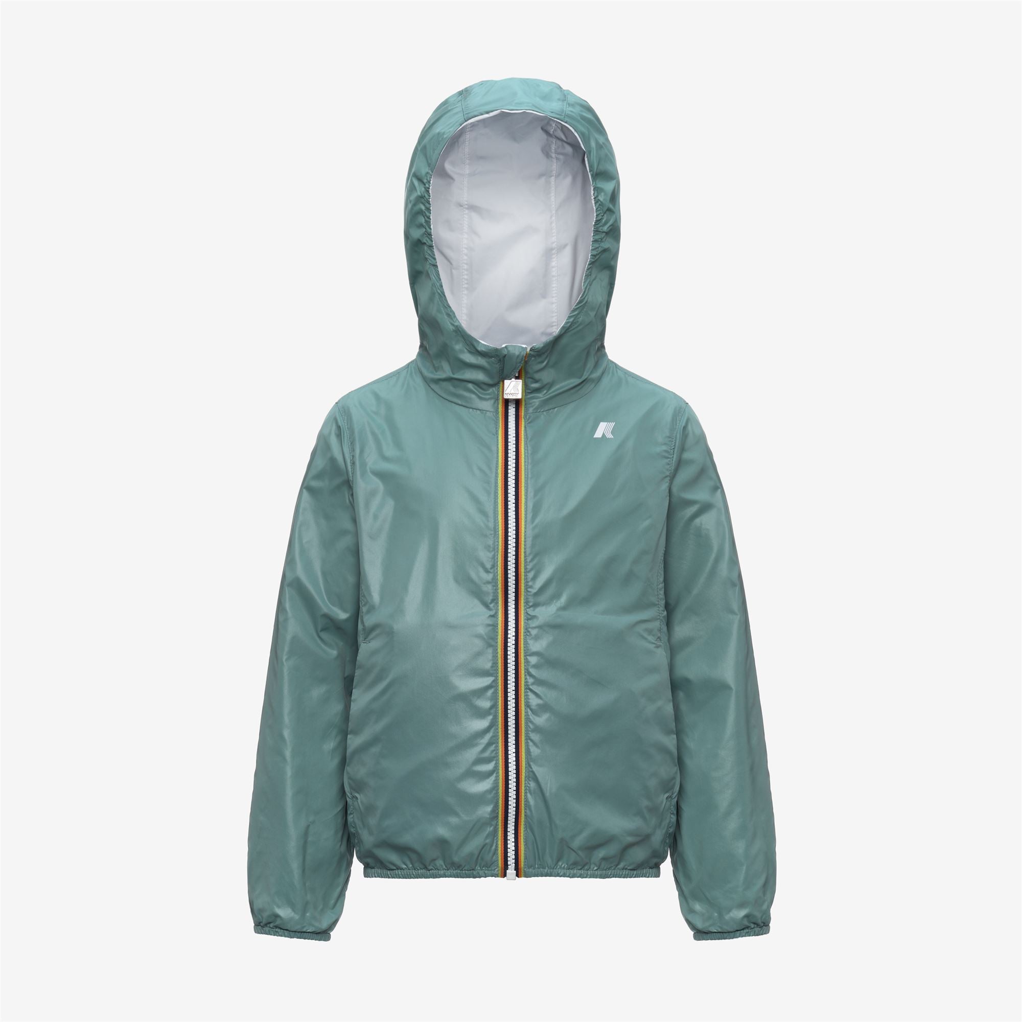 Jackets_Girl_P. LILY PLUS.2 DOUBLE_Short_White - Green Mine - Commercial 2