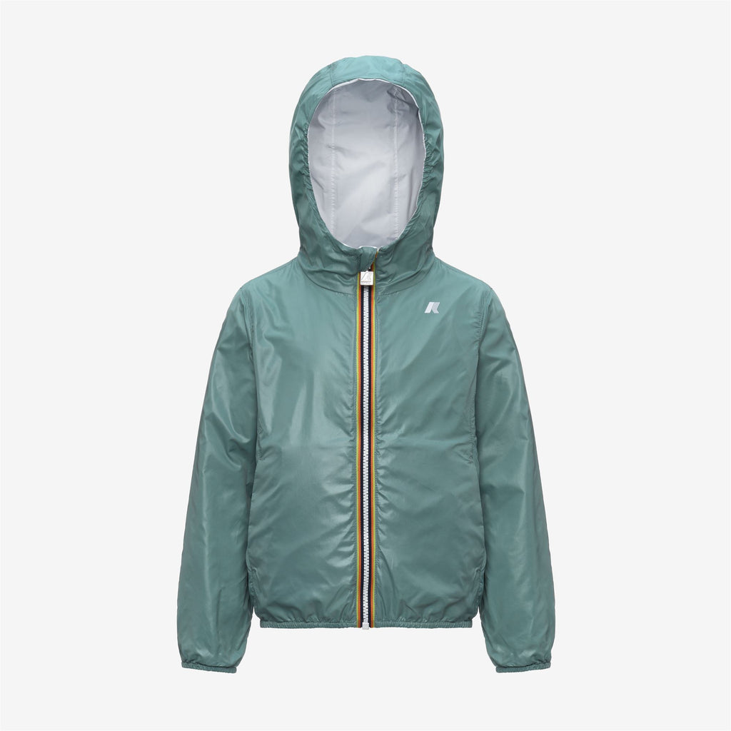 Jackets_Girl_P. LILY PLUS.2 DOUBLE_Short_White - Green Mine - Commercial 2
