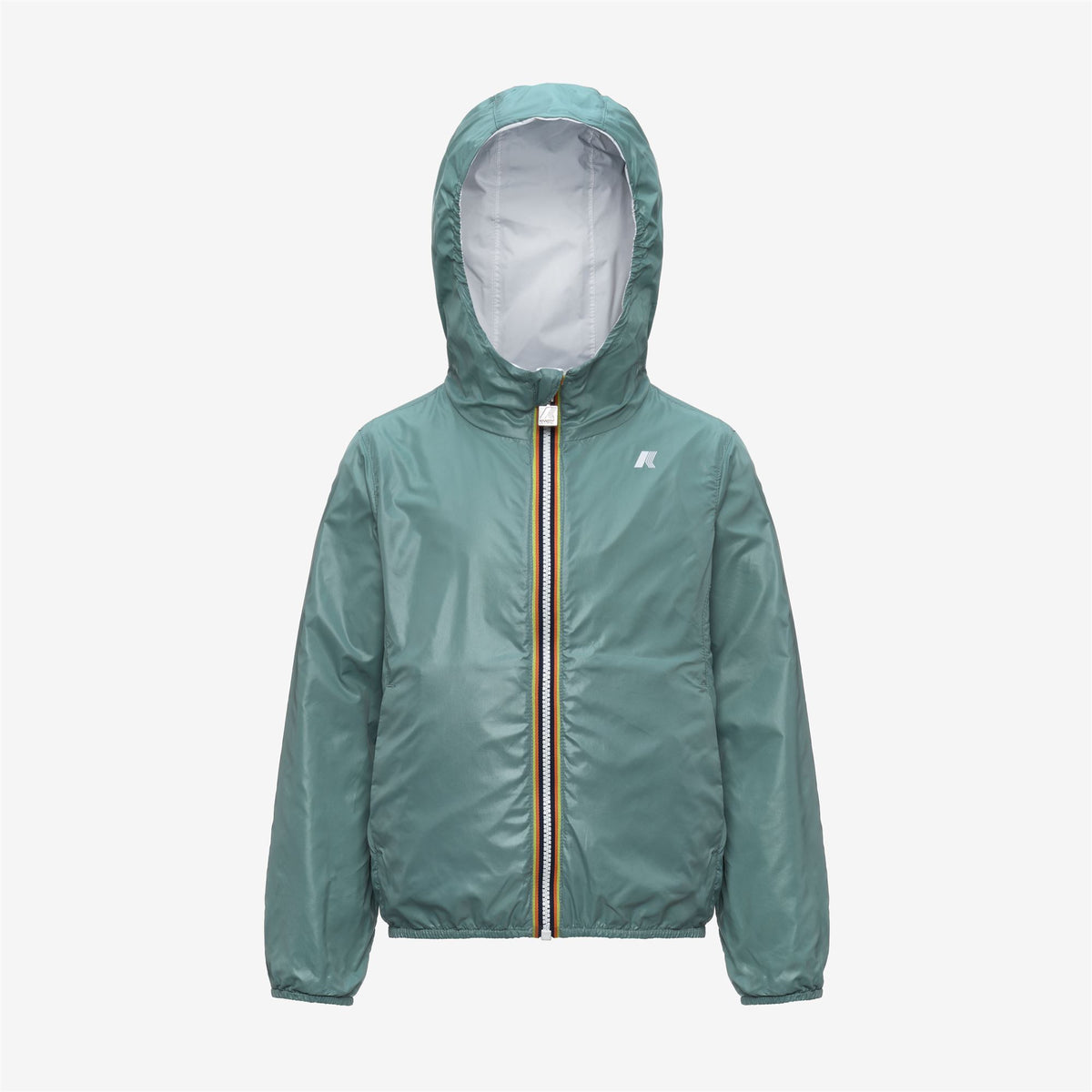 Jackets_Girl_P. LILY PLUS.2 DOUBLE_Short_White - Green Mine - Commercial 2