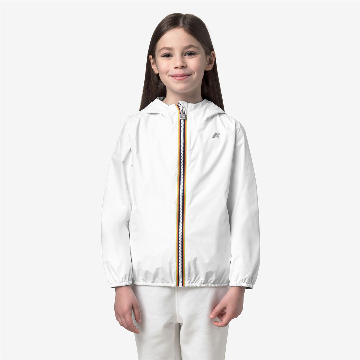 Jackets_Girl_P. LILY PLUS.2 DOUBLE_Short_White - Green Mine - Commercial 4