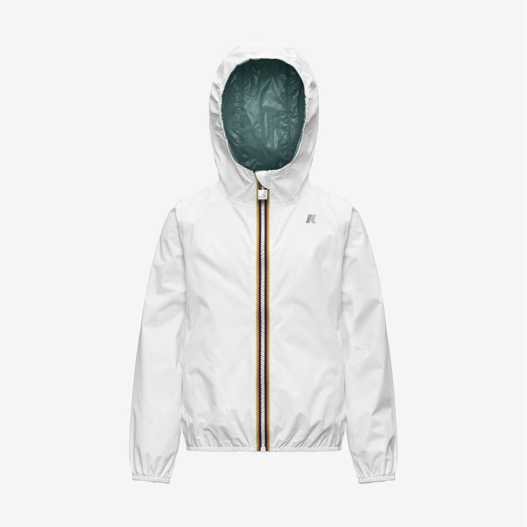 Jackets_Girl_P. LILY PLUS.2 DOUBLE_Short_White - Green Mine - Commercial 1